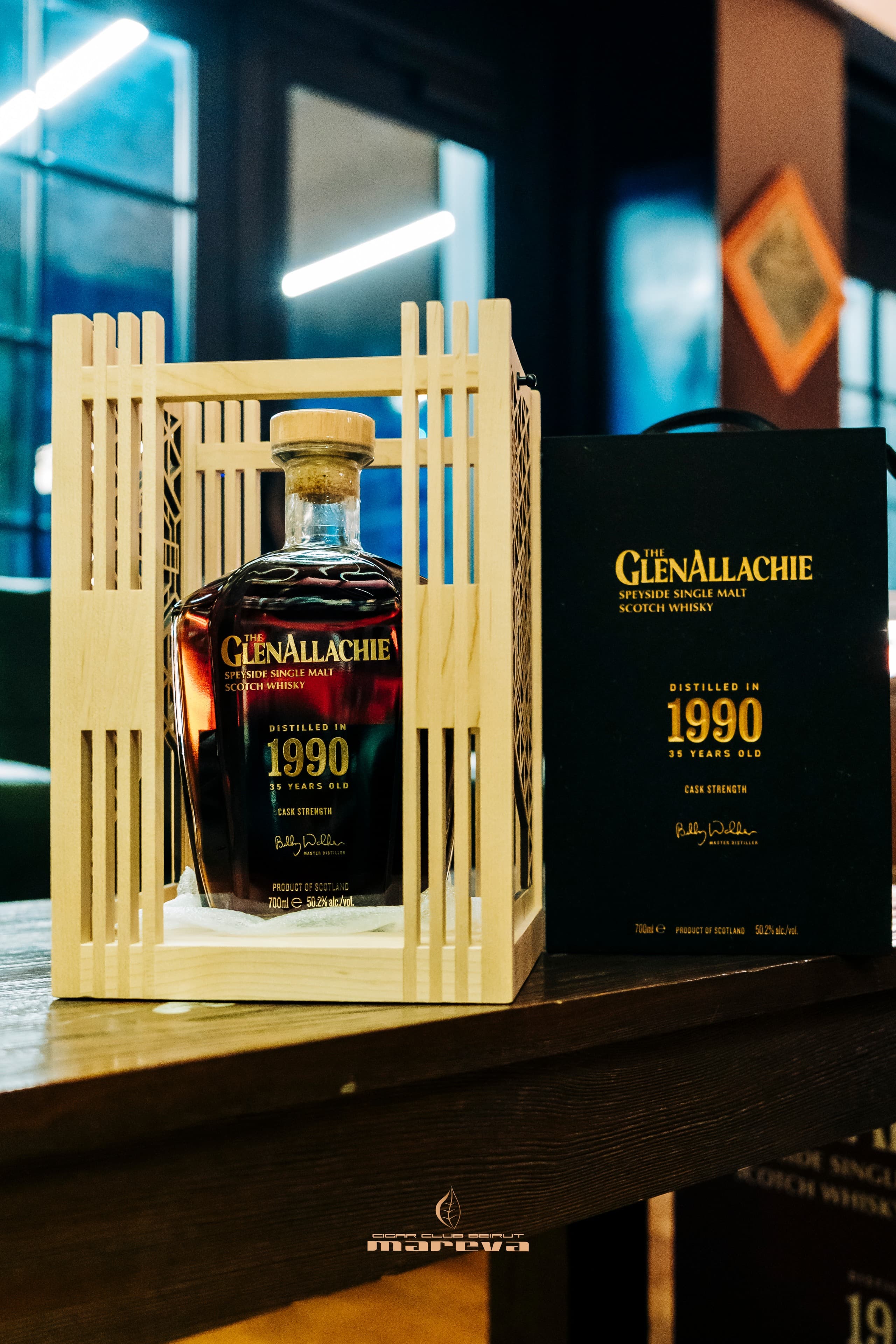 GlenAllachie 1990 35 Years Old Now at Club Mareva Beirut - Image 3
