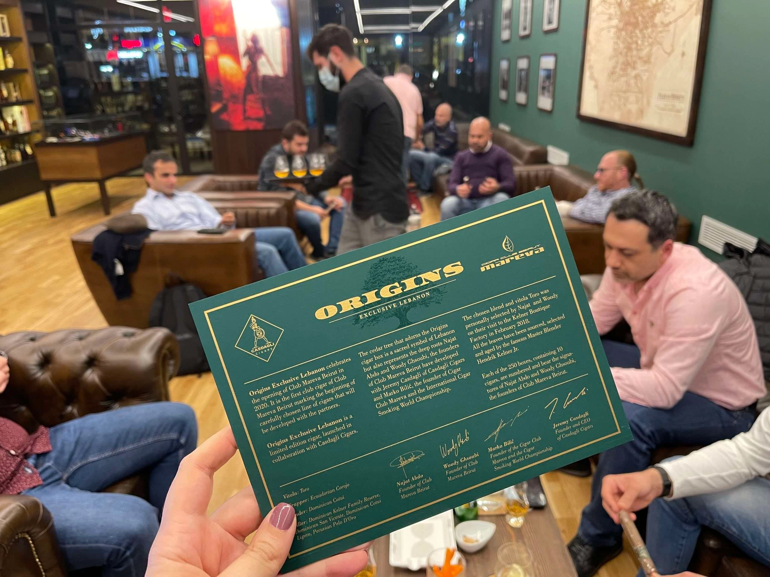 Club Mareva Beirut Origins Cigar